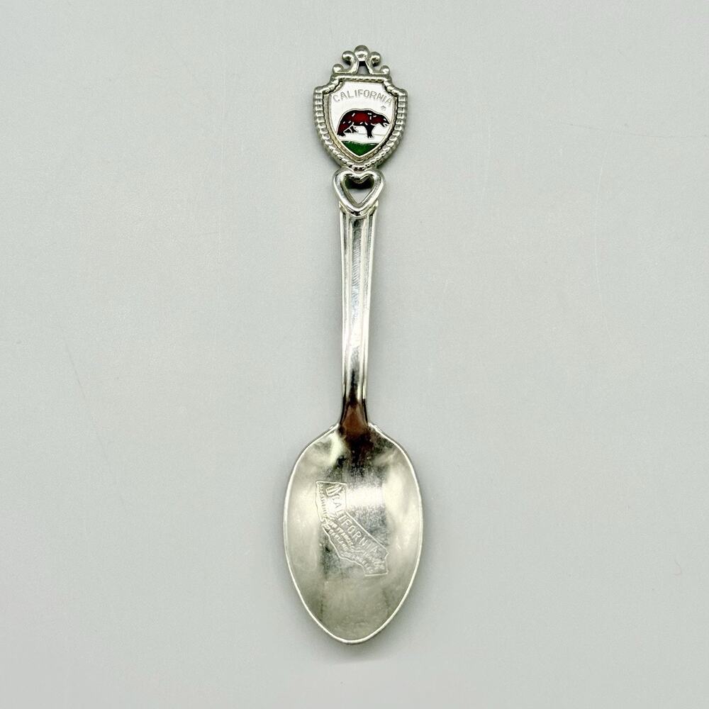 California Fort 1983 Silver Vintage Souvenir Spoon 4.5"